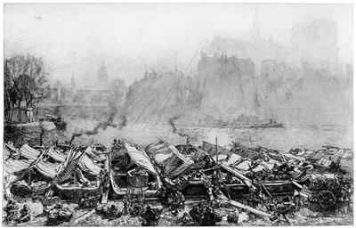 Marche aux Pommes, c1870-1910 1924 od Auguste Louis Lepère