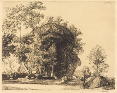 Cesta ze St.-Gilles, St.-Jean-de-Monts od Auguste Lepere