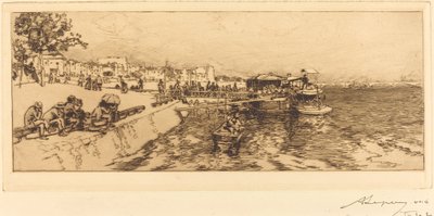 Molo Bercy (Embarcadere, Quai de Bercy) od Auguste Lepere