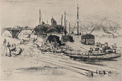 Veřejná skládka odpadu, Station Quay, 1915 od Auguste Louis Lepère