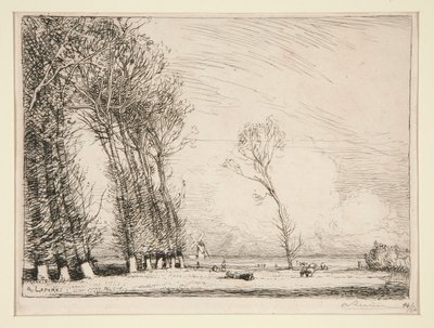 Opona z topolů (Vendee) od Auguste Lepere