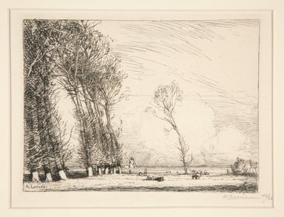 Opona z topolů (Vendee) od Auguste Lepere