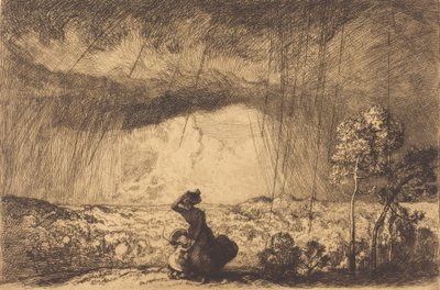 Bouře na Duně, Vendee Bouře na Duně, Vendee. od Auguste Lepere