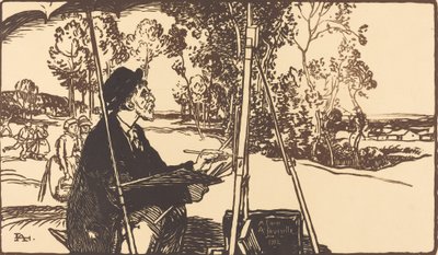 Krajinář Krajinář, 1912. od Auguste Lepere