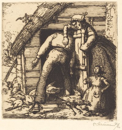 Poulterer, Vendee od Auguste Lepere