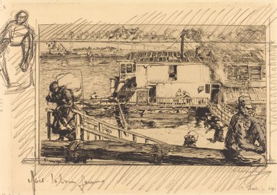 The Wash-house od Auguste Lepere