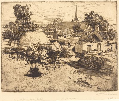 Pohled na St.-Jean-de-Mont, Vendee od Auguste Lepere