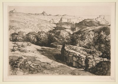 Pohled na Port de la Meule (ostrov od Auguste Lepere
