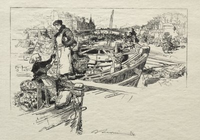 Apple Market, č. 1 od Auguste Louis Lepère