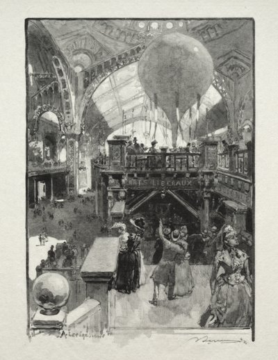 Palác svobodných umění, interiér od Auguste Louis Lepère