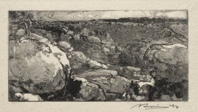 Cirkus Long-Rocher od Auguste Louis Lepère