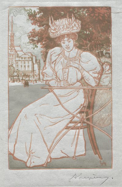 Pařížský almanach, 1897: Léto od Auguste Louis Lepère