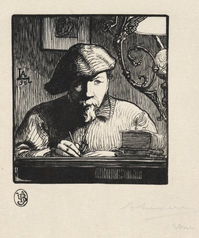 Autoportrét od Auguste Louis Lepère