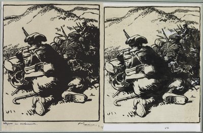 Alpiny v záloze od Auguste Louis Lepère