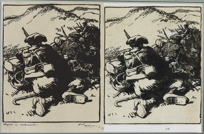 Alpy v záloze, 1914. od Auguste Louis Lepère