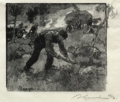 Heather bagry od Auguste Louis Lepère