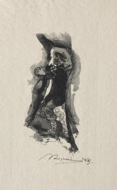 V soutěsce Sept-Cavernes od Auguste Louis Lepère
