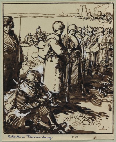 Bitva u Tannenbergu, 1914. od Auguste Louis Lepère