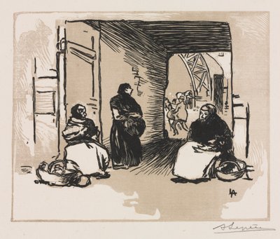 Prodavači chleba od Auguste Louis Lepère