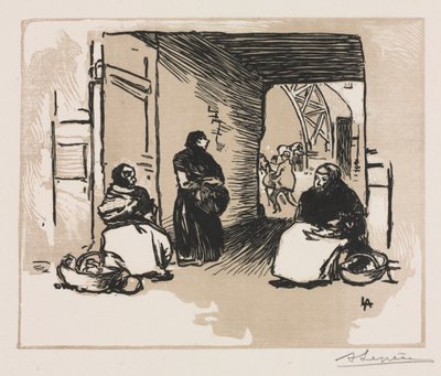 Prodavači chleba, 1889. od Auguste Louis Lepère