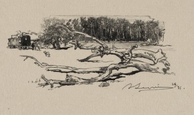 Carrefour de lEpine, 1887. od Auguste Louis Lepère