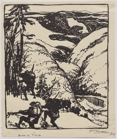 Ve Vogézách od Auguste Louis Lepère
