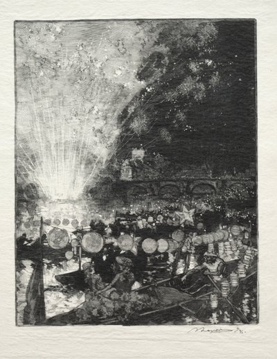 Benátská párty od Auguste Louis Lepère