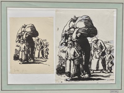 Uprchlíci od Auguste Louis Lepère