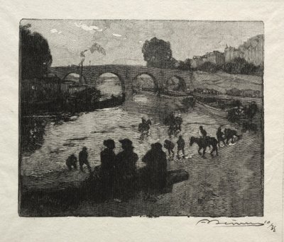Napajedlo Pont Marie od Auguste Louis Lepère