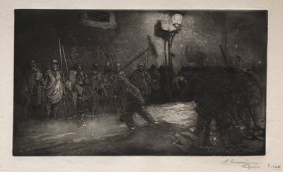 Call of the Night Sweepers od Auguste Louis Lepère