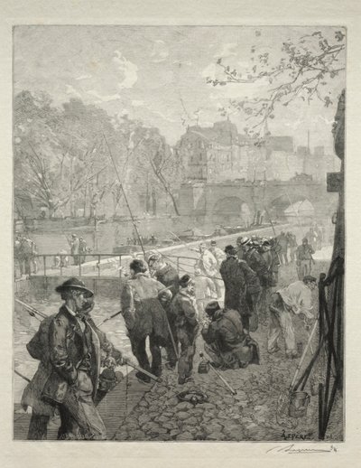Zámek měny. od Auguste Louis Lepère