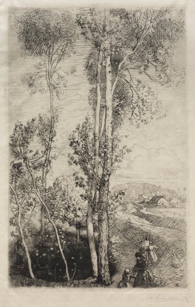 La Petite Mare, 1908. od Auguste Louis Lepère
