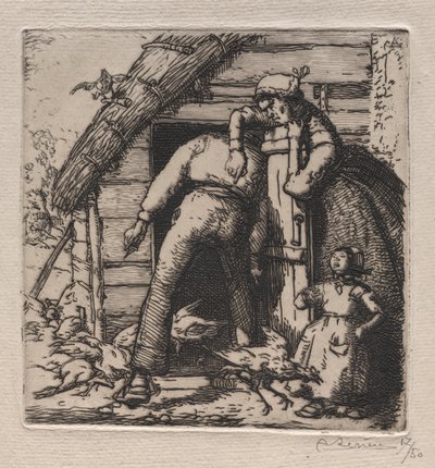 Kurník chytá největší od Auguste Louis Lepère