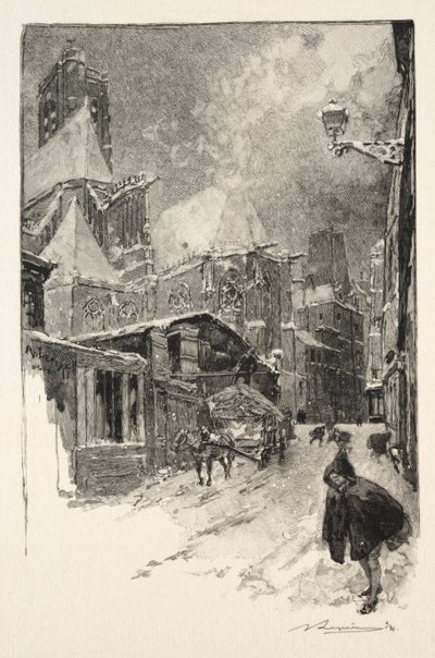 Ulice barů od Auguste Louis Lepère