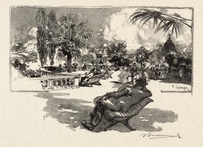 Terasa svobodných umění od Auguste Louis Lepère