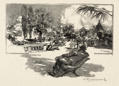 Terasa svobodných umění. od Auguste Louis Lepère