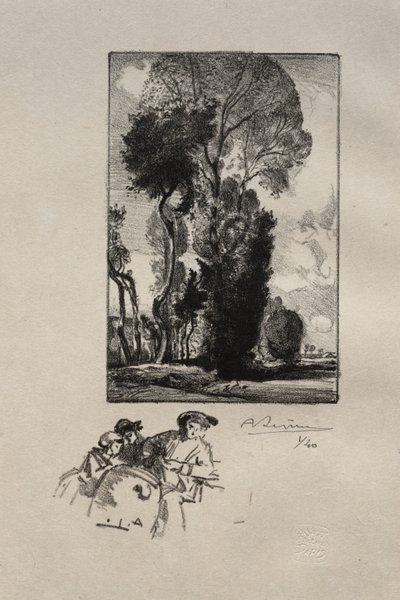 Bocage. od Auguste Louis Lepère