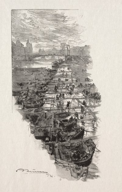 Apple Market. od Auguste Louis Lepère