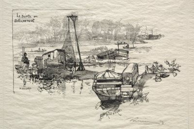 Point of Billancourt od Auguste Louis Lepère