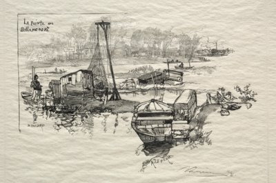 Point of Billancourt. od Auguste Louis Lepère