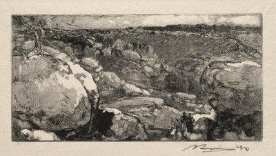 Cirkus Long-Rocher od Auguste Louis Lepère