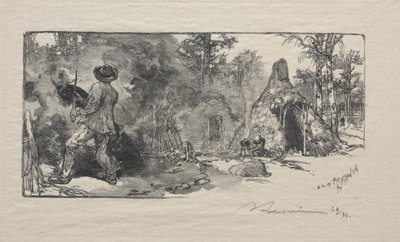 Charbonnieres, 1887. od Auguste Louis Lepère