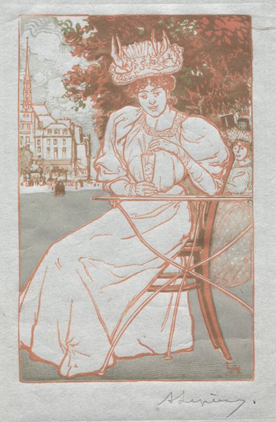 Pařížský almanach, 1897: Léto od Auguste Louis Lepère
