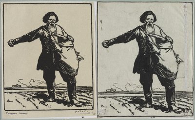 Ruský rolník, 1914. od Auguste Louis Lepère
