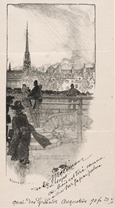 Quai des Grands Augustins od Auguste Louis Lepère