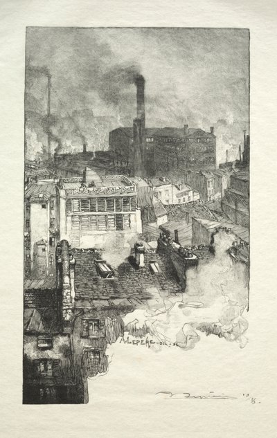 Oblast gobelínů od Auguste Louis Lepère