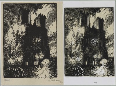 Remeš, 1914. od Auguste Louis Lepère