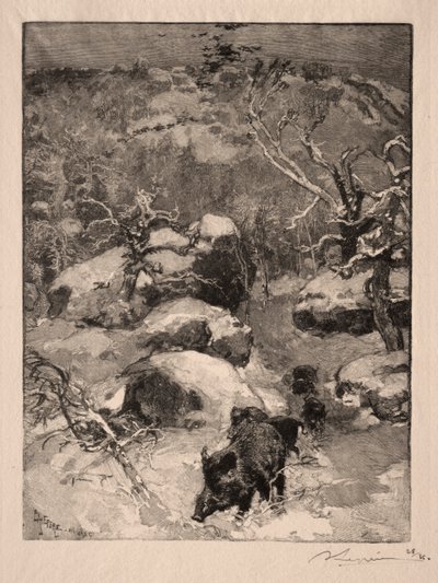 Roche Cuvier Chatillon od Auguste Louis Lepère