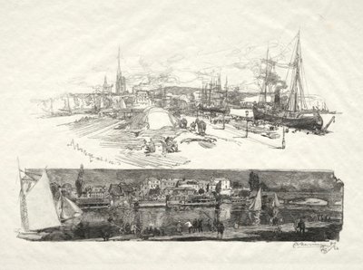 Ilustrovaný Rouen: The New Quays-L