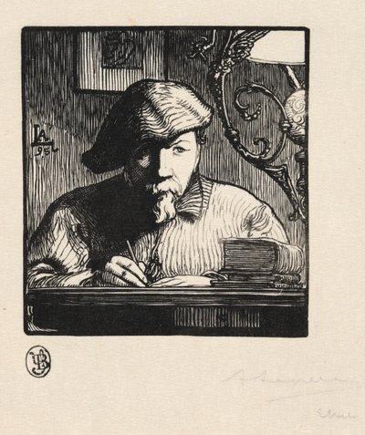 Autoportrét od Auguste Louis Lepère